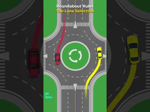 Stop Cutting Lanes in a Roundabout! ⚠️? #driving  #trafficticket  #defensivedriving #drivingtest thumbnail