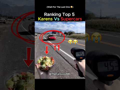 Best Karen Vs Supercars 😱💀 #shorts #shortvideo #automobile #car #cars #supercars #funny #viral thumbnail