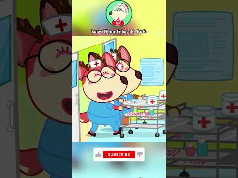 Lucy Tiene Celos de Bufo  #animación #shorts thumbnail