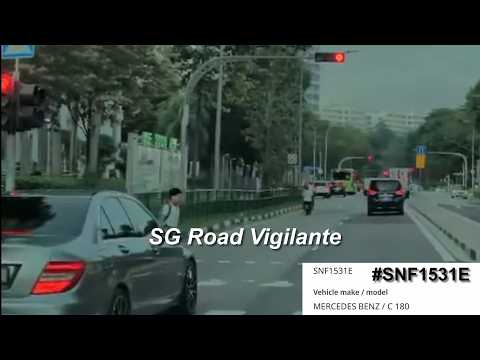 18may2026 yishun ring road #SNF1531E mercedes c180  fail to conform to red light signal thumbnail