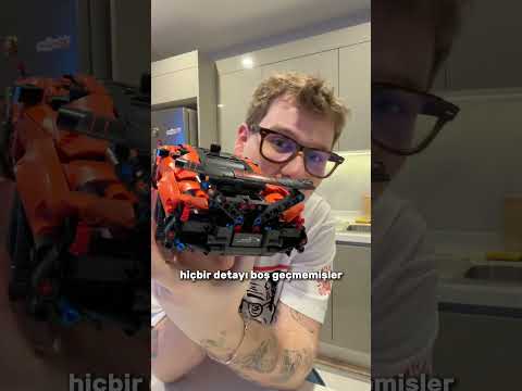 LEGO Technic Bugatti Chiron!🏎️ W16 motor, detaylar… Rafın yıldızı. ✨ #işbirliği #LEGOTechnicBugatti thumbnail