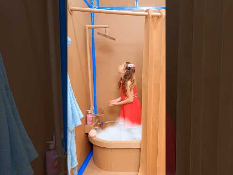 Shower in a Cardboard House!💧 thumbnail