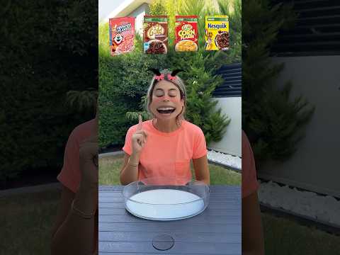 gözü kapalı mısır gevreği 😂❤️ #shorts thumbnail