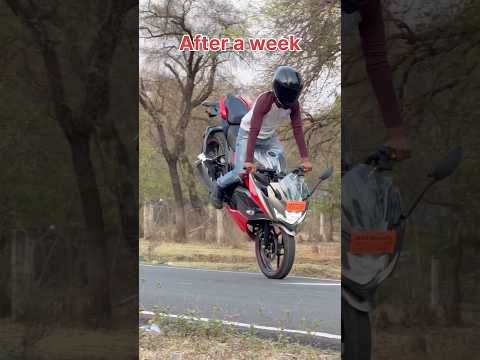 Process of STOPPIE😍👍🏼#farazstuntrider #superbikes #bikers #hayabusa thumbnail
