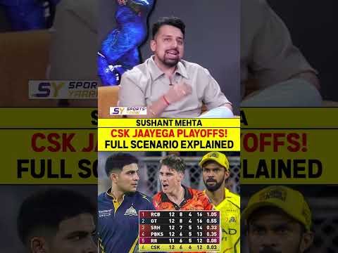 CSK JAAYEGA PLAYOFFS! FULL SCENARIO EXPLAINED #chennaisuperkings #ruturajgaikwad #iplplayoffs #news thumbnail