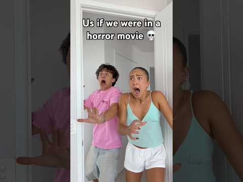 Us if we were in a horror movie 😳🍿 thumbnail