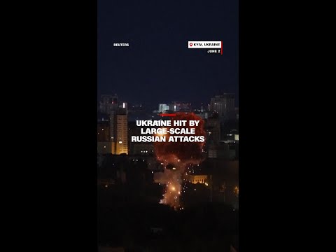Ukraine hit by large-scale Russian attacks thumbnail