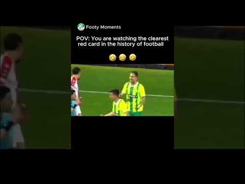 What a red card?? #football #soccer thumbnail