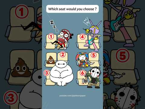 Which airplane seat would you choose? ...but Impossible Choice😱#relatable #tadc #shorts #impossible thumbnail
