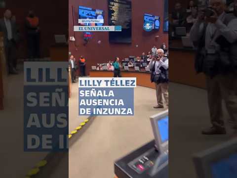 Enrique Inzunza falta otra vez al Senado y Lilly Téllez lo exhibe en video #shorts thumbnail