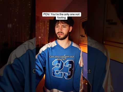 When you’re the only one not fasting 😭 thumbnail