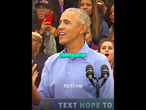 President Obama Handles Trump Heckler Perfectly 🫡 thumbnail