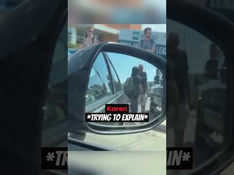 Karen Gets Instant Karma For Breaking Car #shorts thumbnail