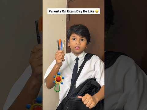 Kids VS Parents - Kids On Exam Day Bs Like ?? #Shorts #shortsfeed thumbnail
