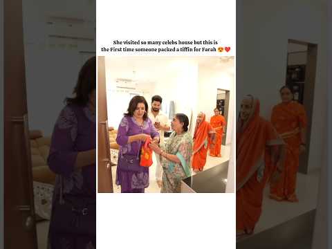 this is such a wholesome gesture 😍❤️ #farahkhan #shortsfeed #shorts thumbnail