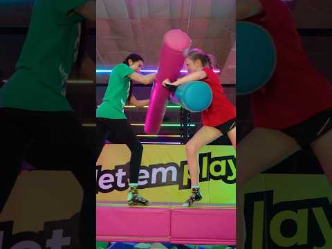 Nastya and Evelyn at the Urban Air entertainment park thumbnail