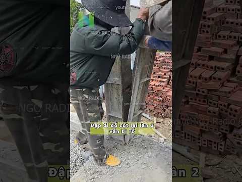Đập đi đổ cột lại lần 2 vẫn bị rỗ thumbnail