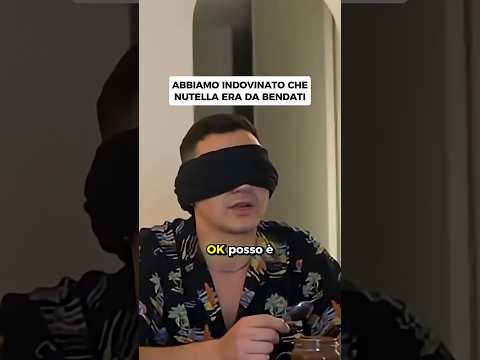 Abbiamo indovinato che Nutella era da bendati👀 thumbnail