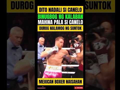 CANELO NAGHAMON NABOGBOG, PINAULANAN NG SUNTOK TALO! thumbnail