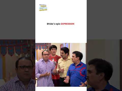 Bhide’s epic expression !  #tmkoc #jethalal #daya #funny #daya #comedy #daya thumbnail