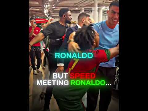 IShowSpeed Met Messi Vs Ronaldo 😳🤯 #football #shorts thumbnail