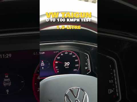 0-100 kmph sprint in a VW Taigun - 1.0-litre vs 1.5-litre! thumbnail
