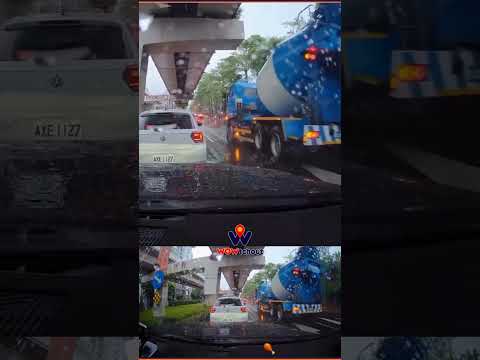 【車禍影片】幸好水泥車煞車夠快 （2026.05.13 臺北市大安區基隆路四段 thumbnail