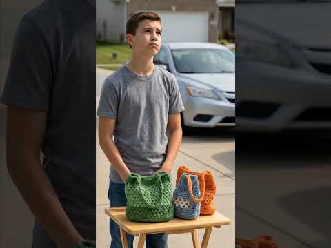 Creating Stunning Bags: Can He Do It All By Himself? 👜✨ #DIY #crafting thumbnail