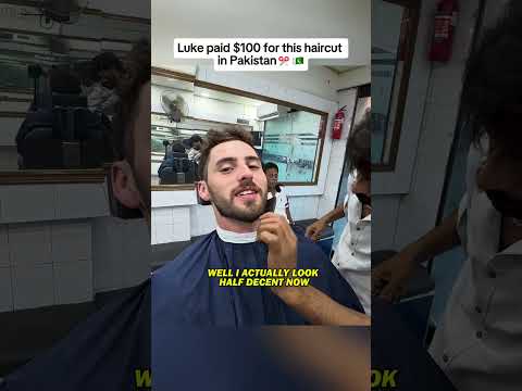 $100 Haircut in Pakistan 🇵🇰 thumbnail