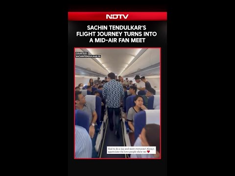 Sachin Tendulkar’s Flight Journey Turns Into a Mid-Air Fan Meet thumbnail