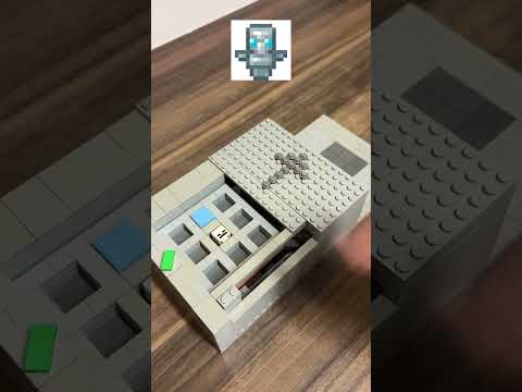 Crafting Minecraft Ice Totem of Undying BUT Lego?? thumbnail