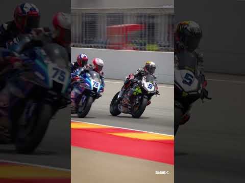 Masia goes from P3 to P1 in one turn 🔥 | 2026 #AragonWorldSBK 🇪🇸 thumbnail