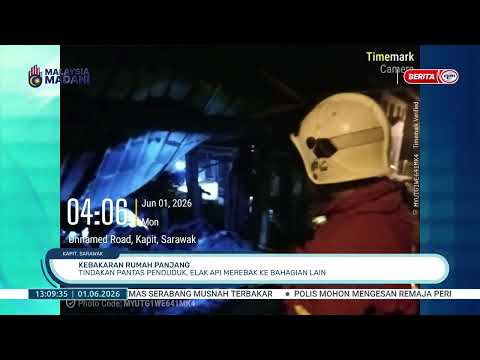 1 JUN 2026-BTH- KEBAKARAN RUMAH PANJANG: TINDAKAN PANTAS PENDUDUK, ELAK API MEREBAK KE BAHAGIAN LAIN thumbnail