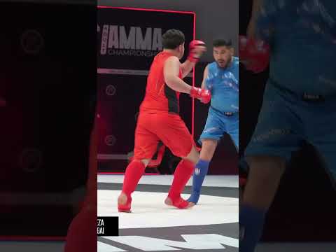 #AMMA 🥊A reel moment showcasing incredible technique, timing, and athleticism inside the cage 🔥 thumbnail