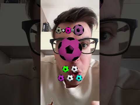 DEVO CREARE  IL COLORE DI UNA PALLA DA CALCIO 😍 thumbnail
