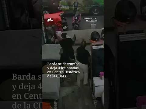 Barda Se Derrumba y Deja 4 Lesionados en Centro Histórico thumbnail