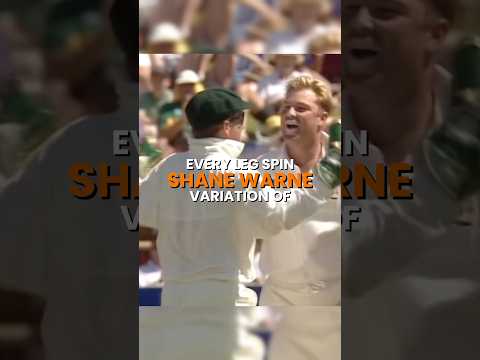 Every Leg Spin Variation Of Shane Warne thumbnail