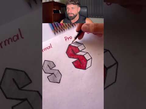 Como Hacer Letra S Pro #shorts thumbnail