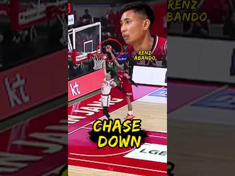 "Air Abando" Erases Easy Fastbreak Layup!✋😤#kbl #renzabando thumbnail
