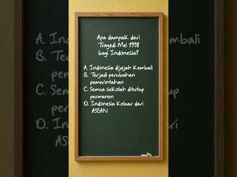 Belajar Dari Rumah: Soal Sejarah Kerusuhan Mei 98 thumbnail