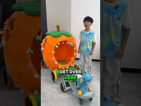 Jeje made a pumpkin vehicle!  ? thumbnail