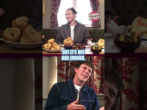 Do we need Small talk? Sunday Roast  #comicrelief #eddiekadi #funny #zacalsop #poppycooks #shorts thumbnail