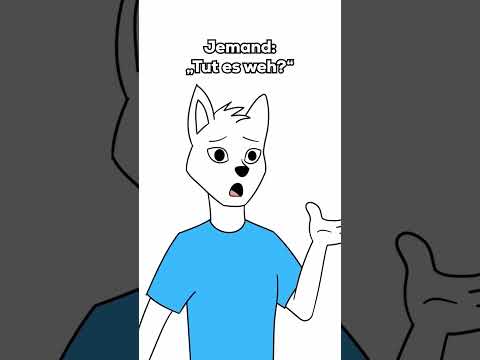 Wenn sie fragen, ob es weh tut ? #deutsch #animation #lustig thumbnail