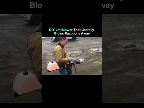 DIY Jet Blower That Literally Blows Raccoons Away ❤️‍?? thumbnail