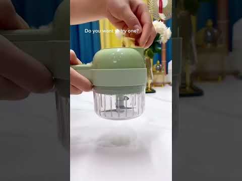 ✅ Product Link in Bio ( # 1015 )  @MaviGadgets  - 2in1 Portable Vegetable Slicer Blender thumbnail