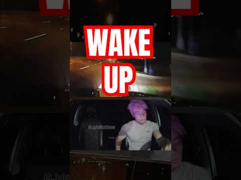 NEVER drive when sleepy 😴😭 #cars #dashcam #parody #jylez06 thumbnail