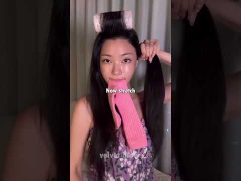 🔥 Viral Heatless Sock Curls Tutorial  No Heat Hair Hack thumbnail