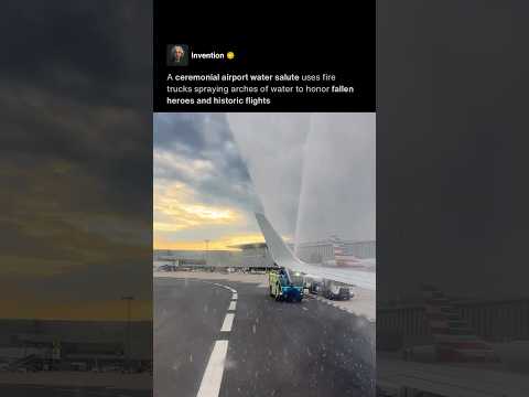 Airport Water Salute 🇺🇸 thumbnail