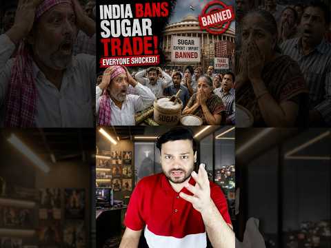 Today, Sugar Became A National Emergency in India - BAN ON EXPORTS Live! #shorts thumbnail