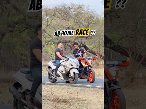 Ab hojae RACE?? #farazstuntrider #superbikes #hayabusa #bikers #bike thumbnail